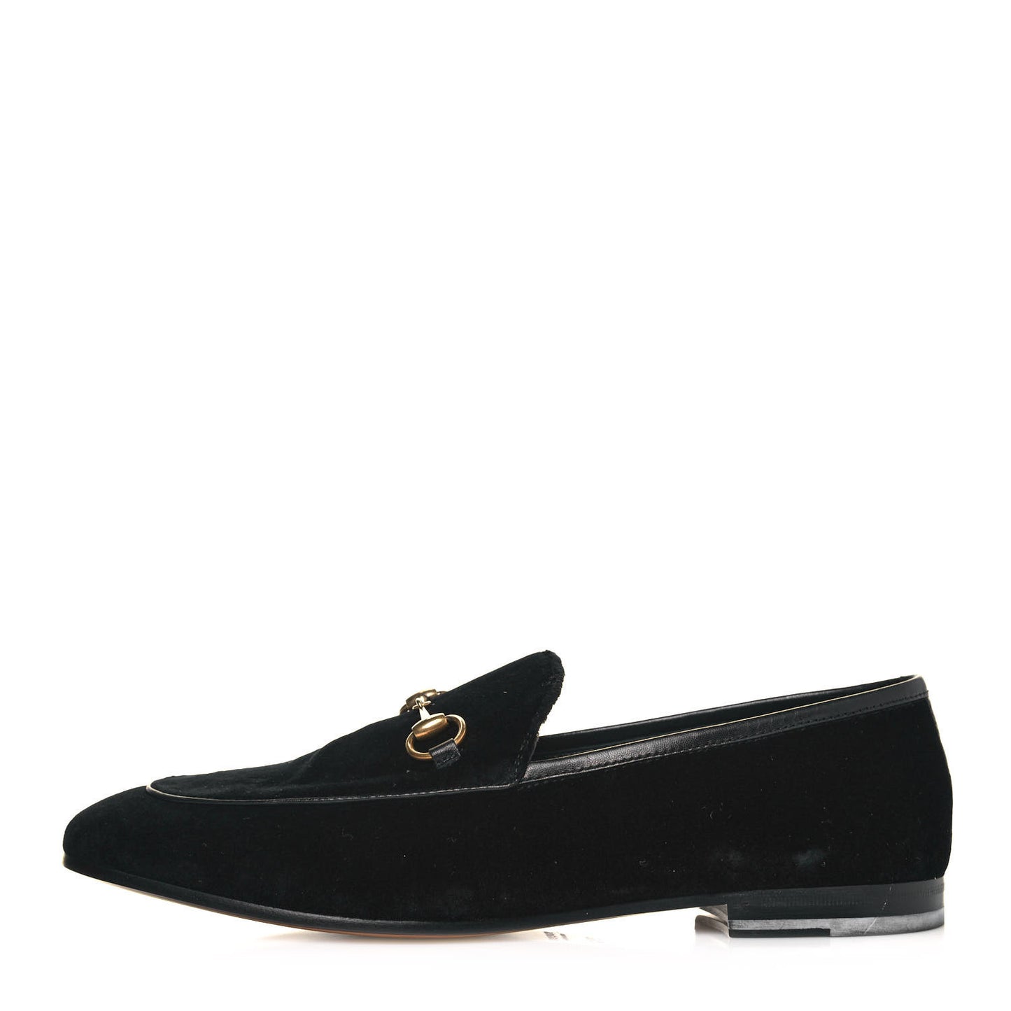 Velvet Horsebit Womens Jordaan Loafers 39.5 Black