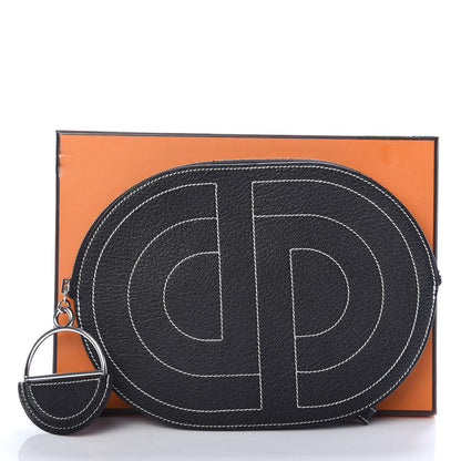 Hermes Chevre Mysore In-The-Loop-To-Go Pochette Black 7 of 7