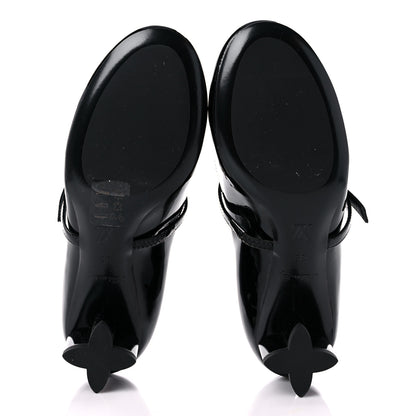Louis Vuitton Patent Uniformes Silhouette 40mm Pumps 35 Black 5 of 11