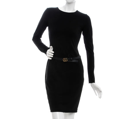 Gucci Calfskin Double G 20mm Belt 70 28 Black 2 of 5