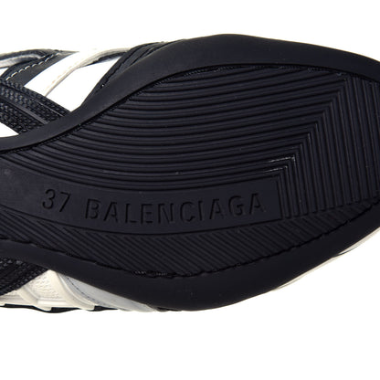 Balenciaga Mesh Rubber Womens Drive Sneakers 37 Light Grey Black 8 of 8
