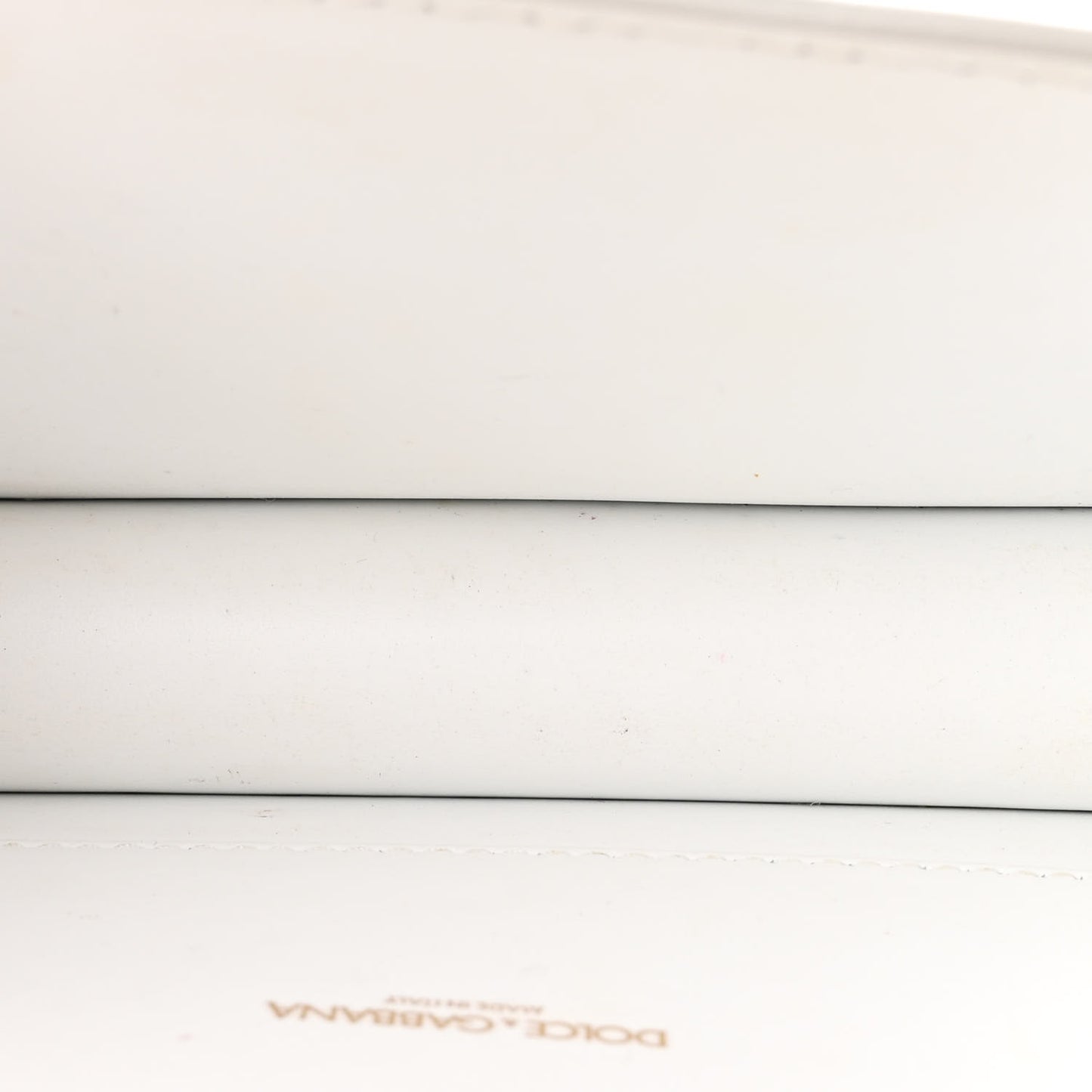 Smooth Calfskin Small Devotion Envelope Top Handle Bag White