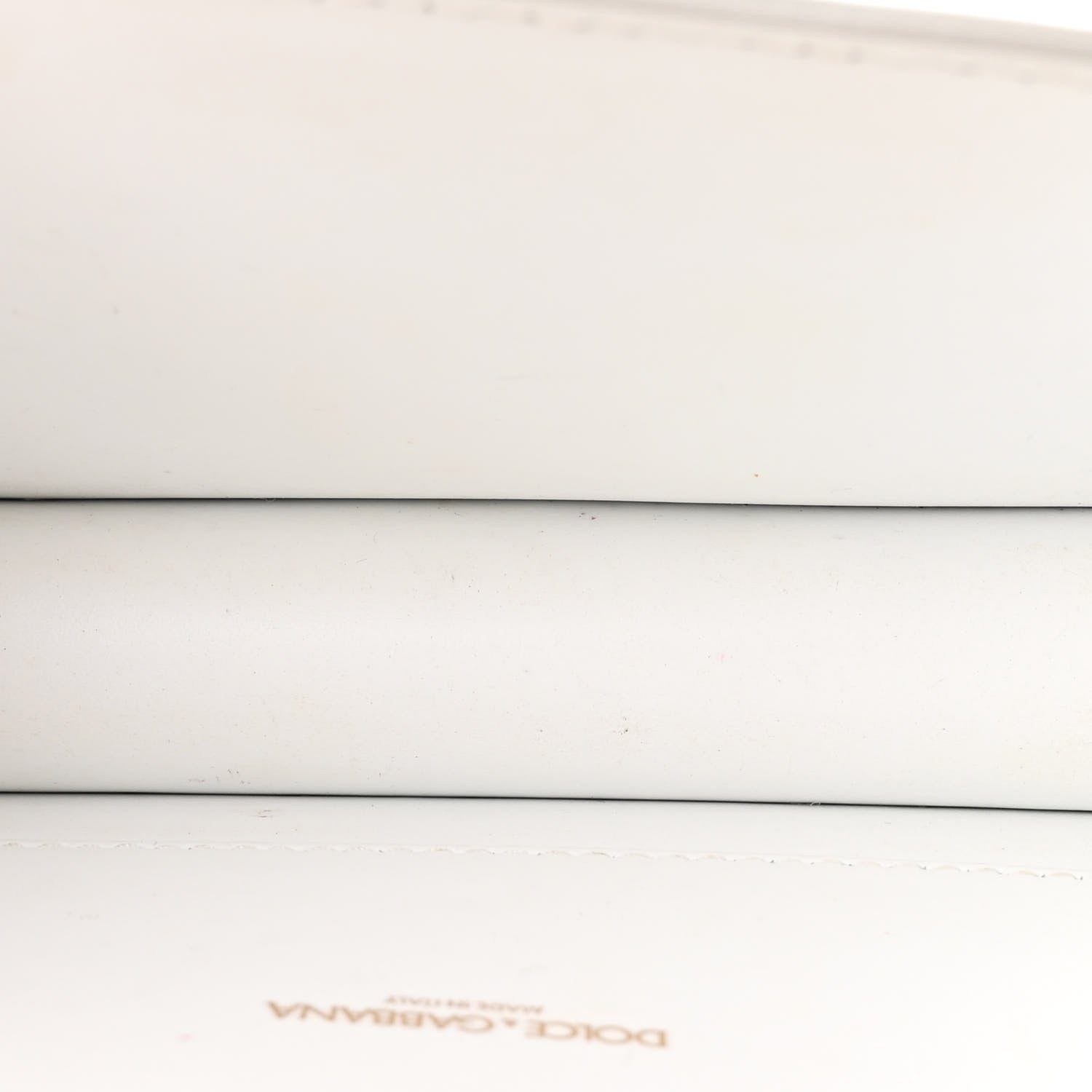 Dolce & Gabbana Smooth Calfskin Small Devotion Envelope Top Handle Bag White 5 of 13