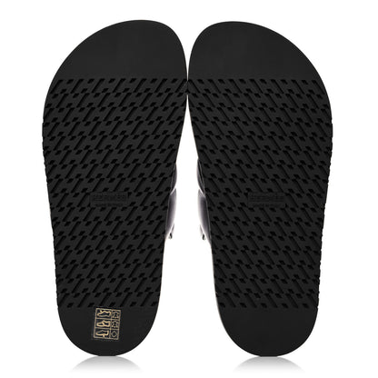 Hermes Nappa Extra Sandals 37 Gris Argent 5 of 9