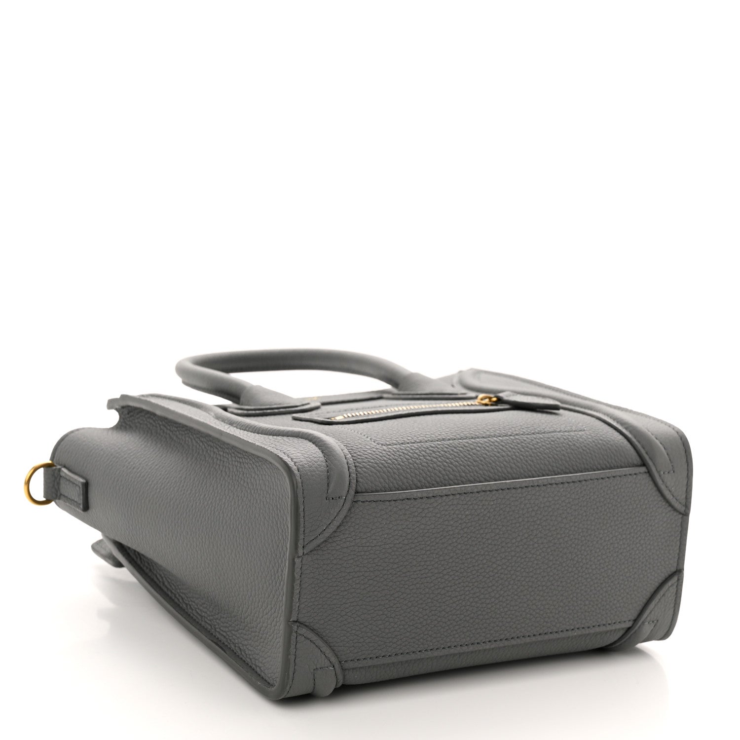 Celine Baby Drummed Calfskin Nano Luggage Kohl 4 of 11