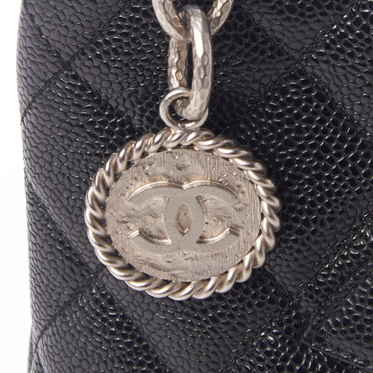 Chanel Caviar Quilted Medallion Tote Black 8 of 12