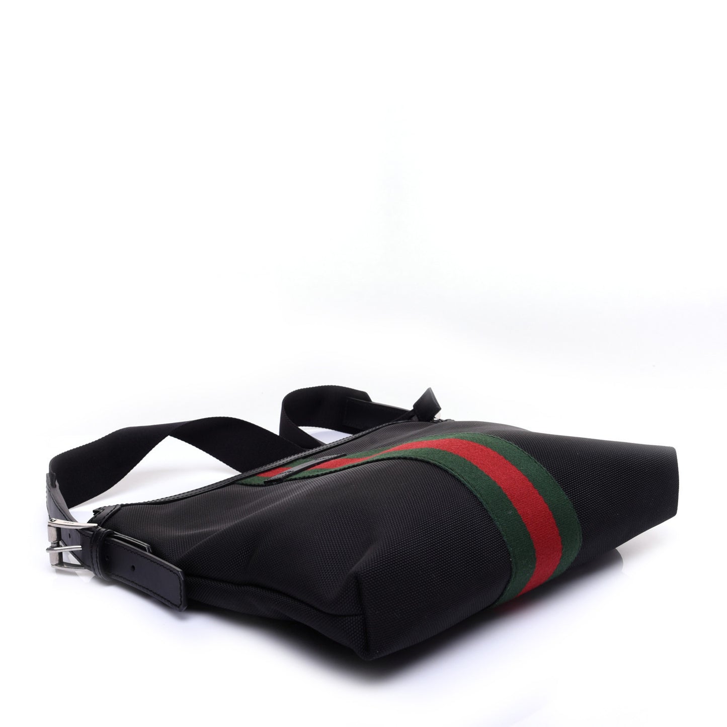 Techno Canvas Web Messenger Bag Black