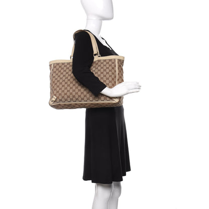 Gucci Monogram Large Abbey Tote Off White 2 of 19