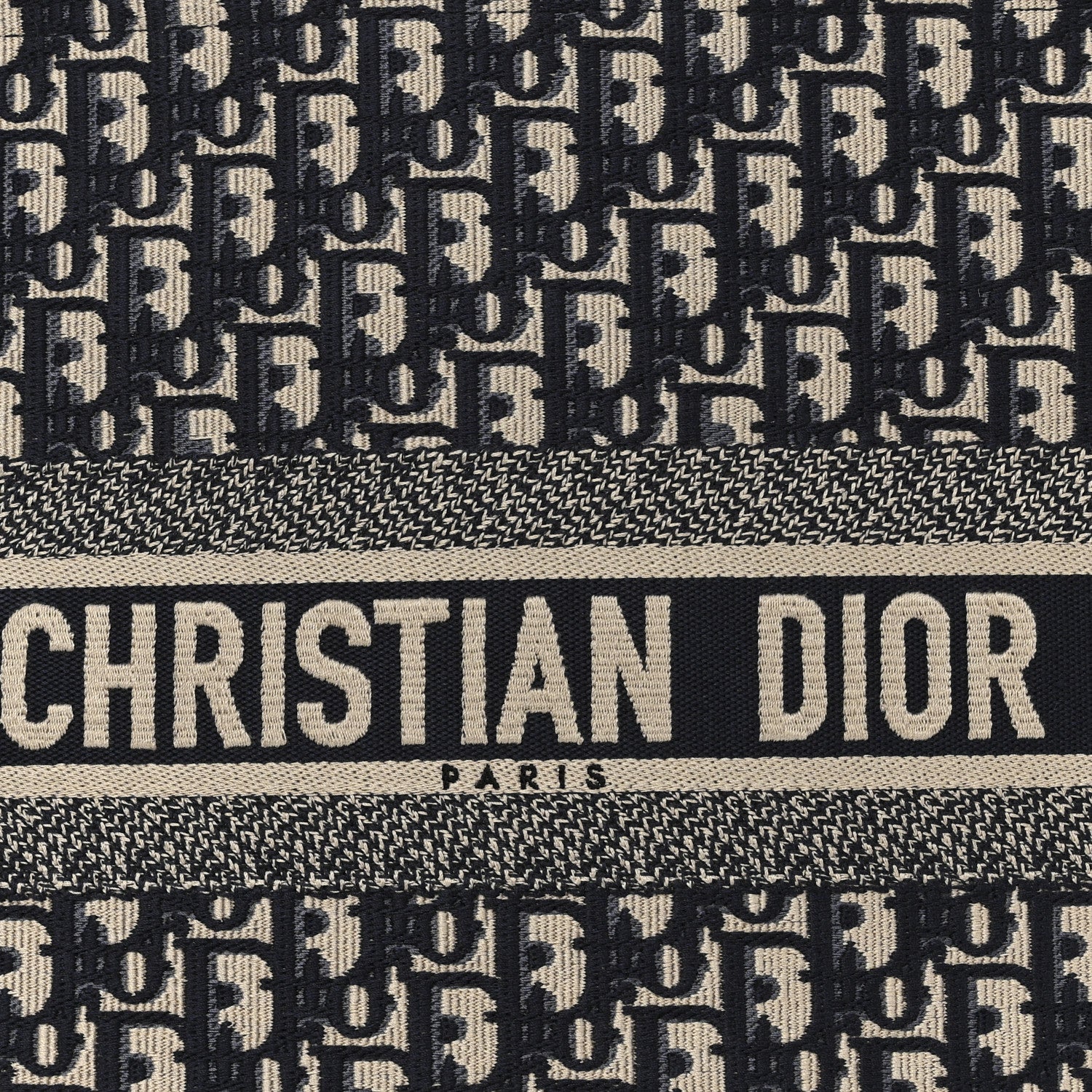 Christian Dior Oblique Large Book Tote Blue Multicolor 8 of 10