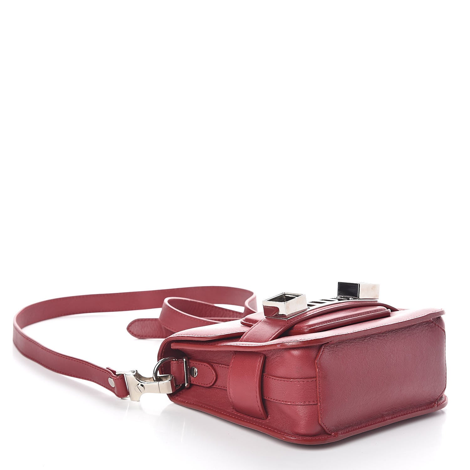 Proenza Schouler Calfskin PS11 Tiny Shoulder Bag Crimson 4 of 12