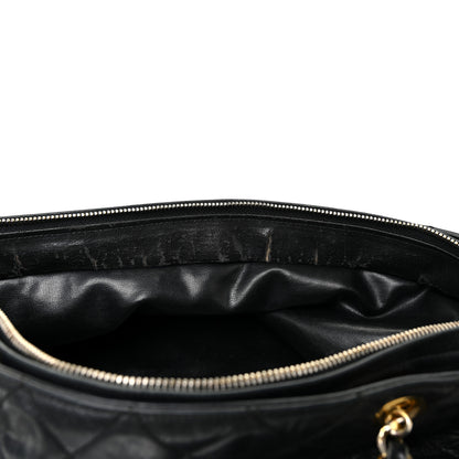 Chanel Lambskin Quilted Tote Black 15 of 30