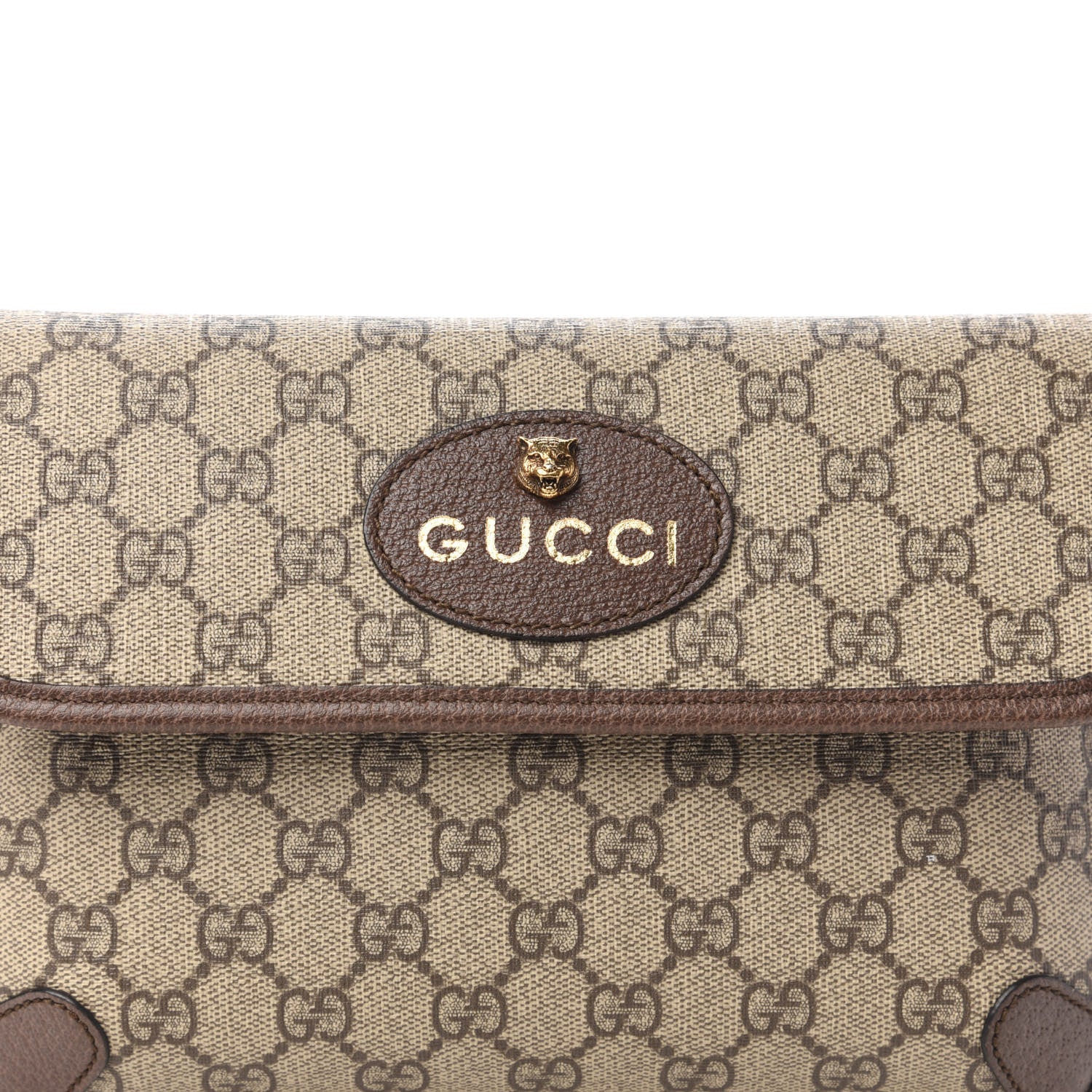 Gucci GG Supreme Monogram Neo Vintage Web Belt Bag Brown 11 of 11