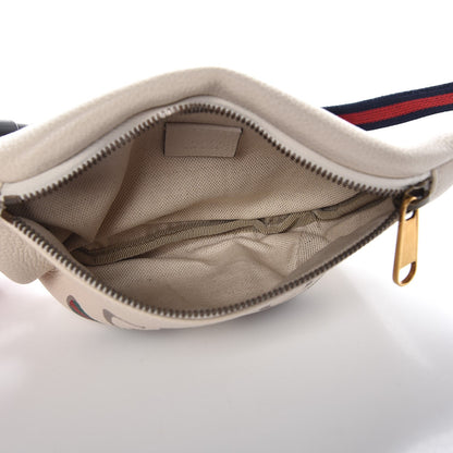 Gucci Grained Calfskin Small Logo Belt Bag White 5 of 7