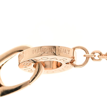Bulgari 18K Rose Gold Diamond Mother of Pearl Small Divas' Dream Pendant Necklace 5 of 9