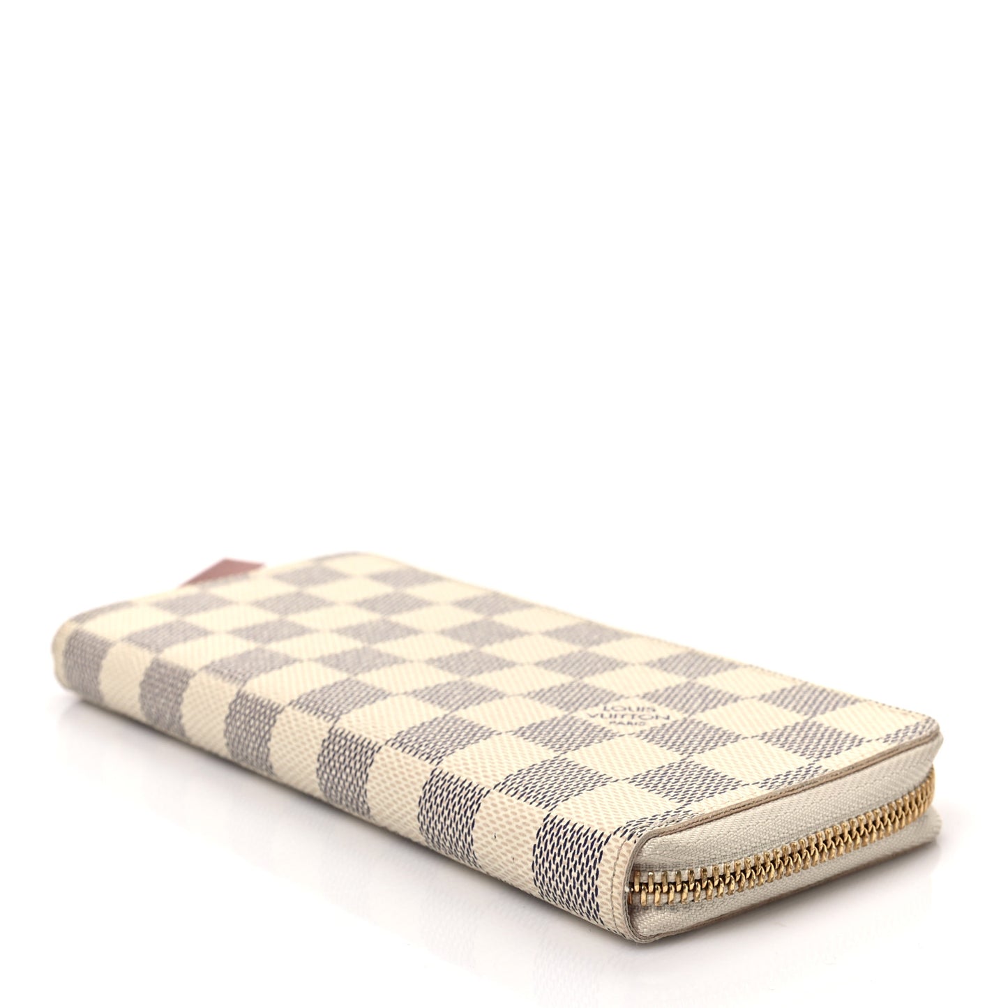 Damier Azur Clemence Wallet Rose Ballerine