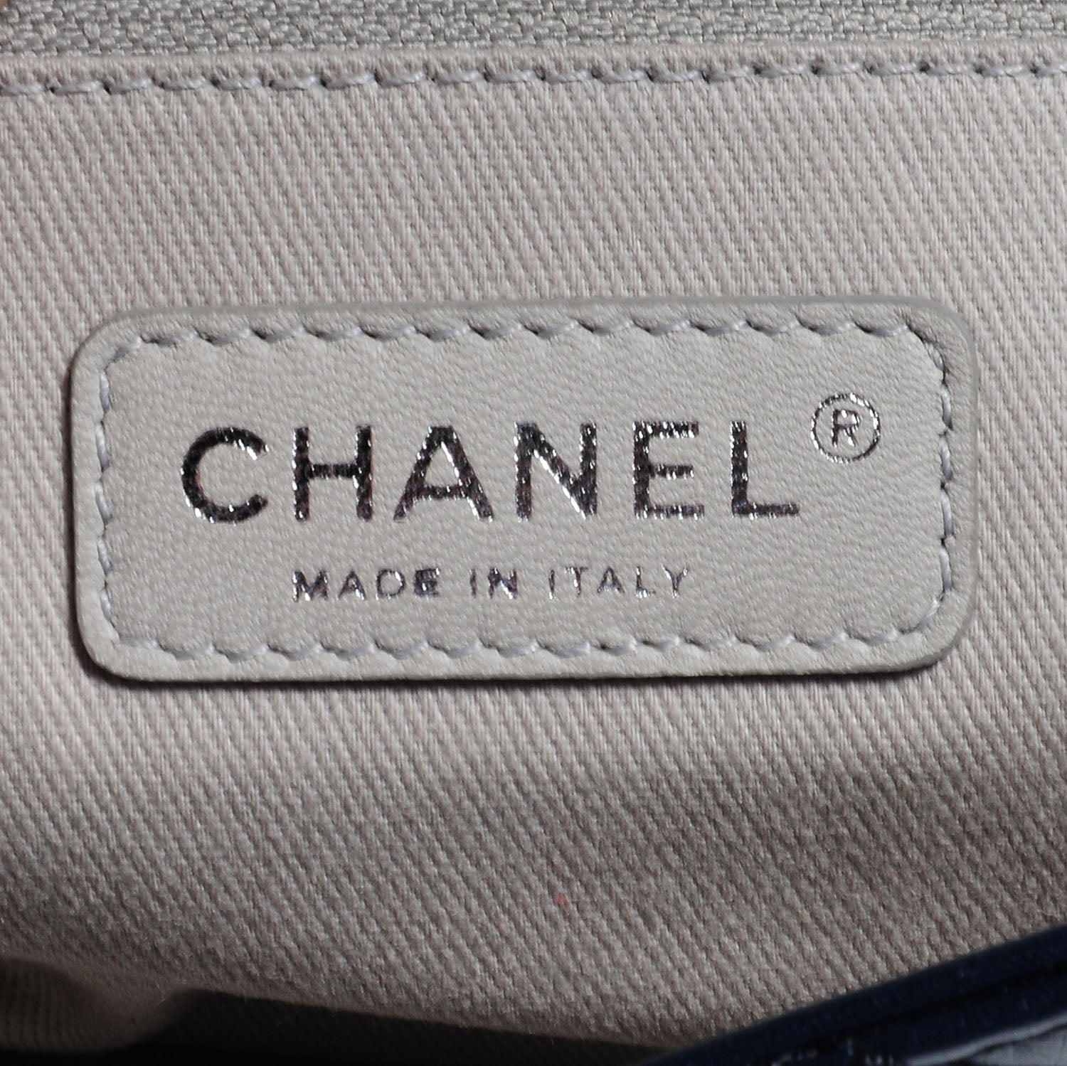 Chanel Iridescent Calfskin Tri-Color Country Chic Flap Navy Blue 7 of 8