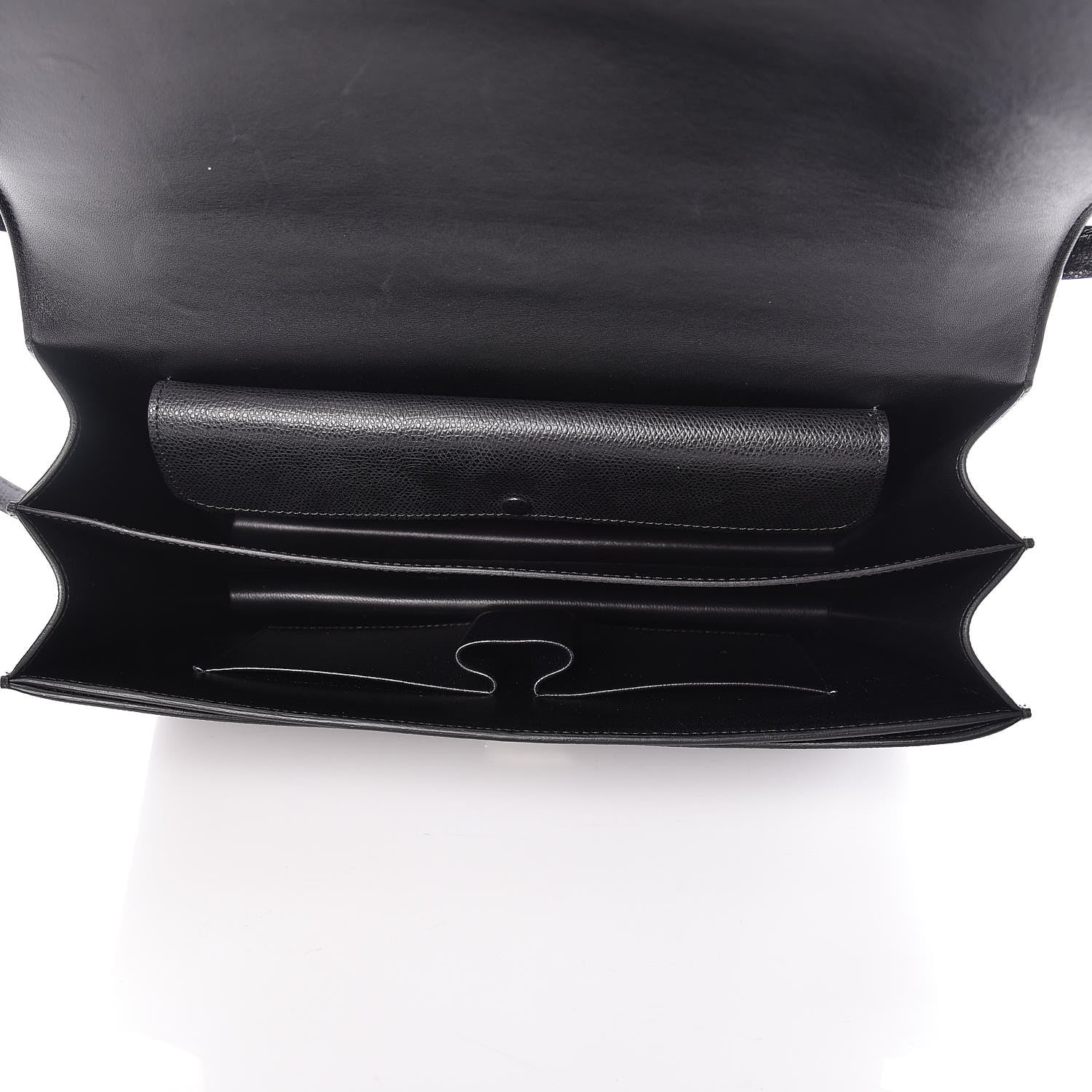 Celine Baby Grained Calfskin Medium Case Flap Black 7 of 10