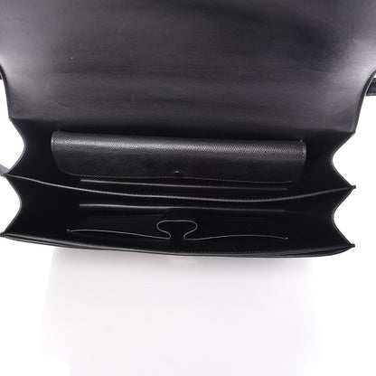 Celine Baby Grained Calfskin Medium Case Flap Black 7 of 10