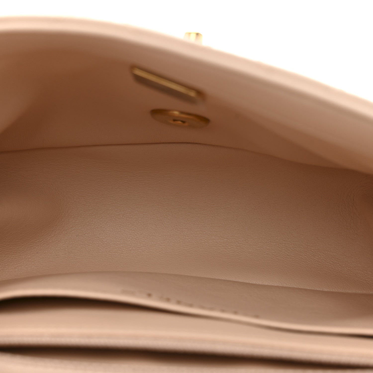Chanel Lambskin Quilted Mini Pearl Crush Flap Light Beige 1853635
