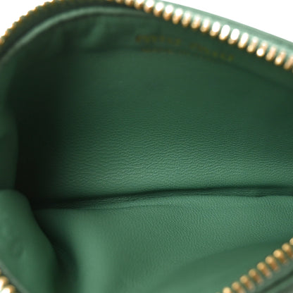 Miu Miu Soft Calf Softy Envelope Zip Card Holder Salvia 5 of 8