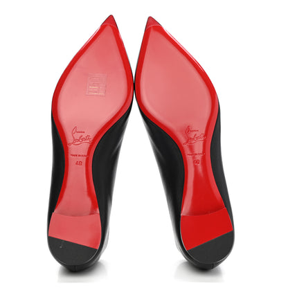 Christian Louboutin Shiny Nappa Ballalla Flats 40 Black 5 of 10