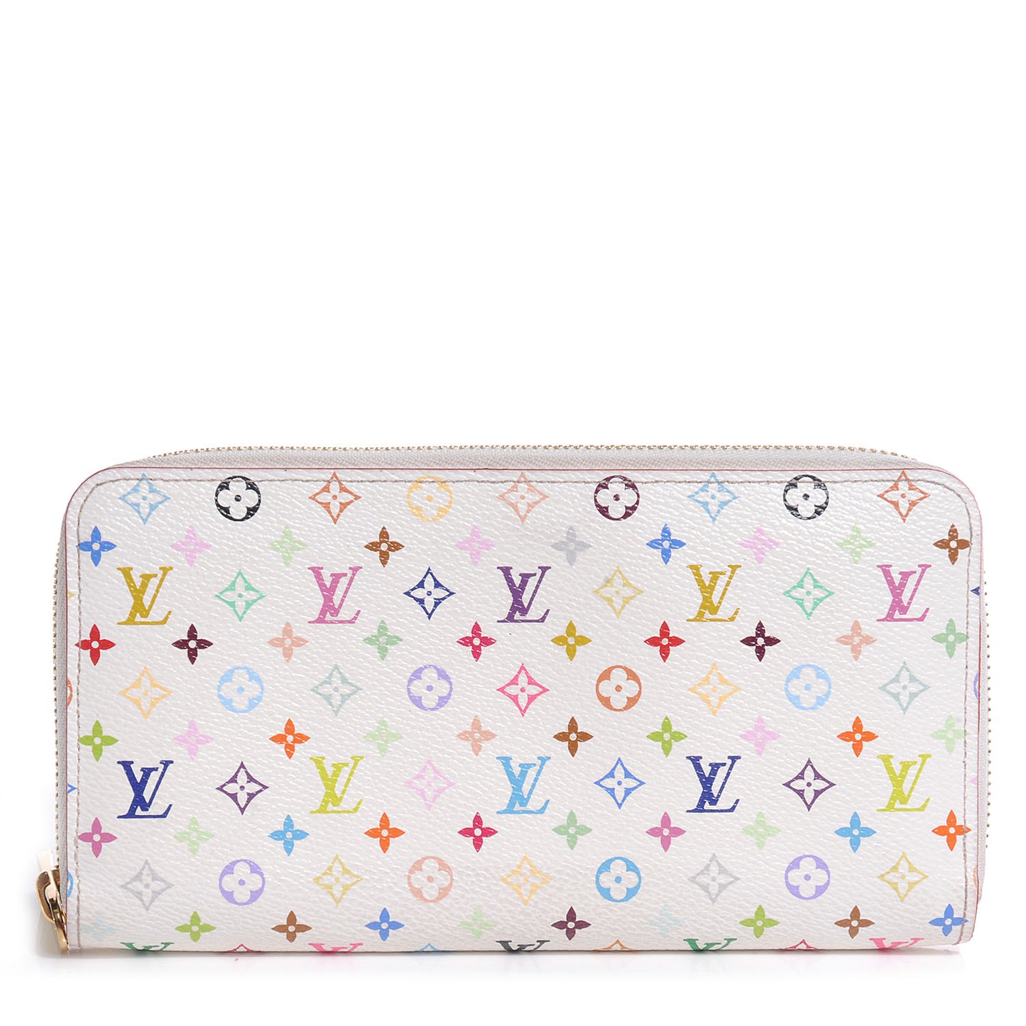 Monogram Multicolor Zippy Wallet White Eglantine
