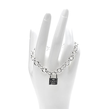 Tiffany Sterling Silver 1837 Lock Charm Bracelet 2 of 8