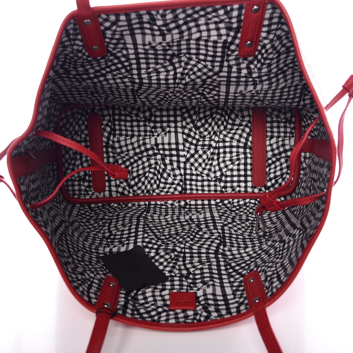 Visetos Medium Liz Reversible Shopper Tote Ruby Red
