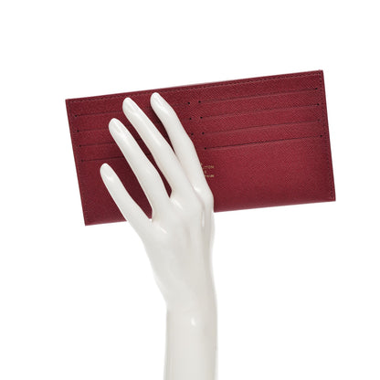Louis Vuitton Calfskin Felicie Card Holder Insert Fuchsia 2 of 5