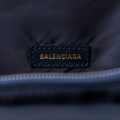 Balenciaga Sport Nylon Logo Embroidered Small Wheel Beltpack Navy Blue Red 9 of 11