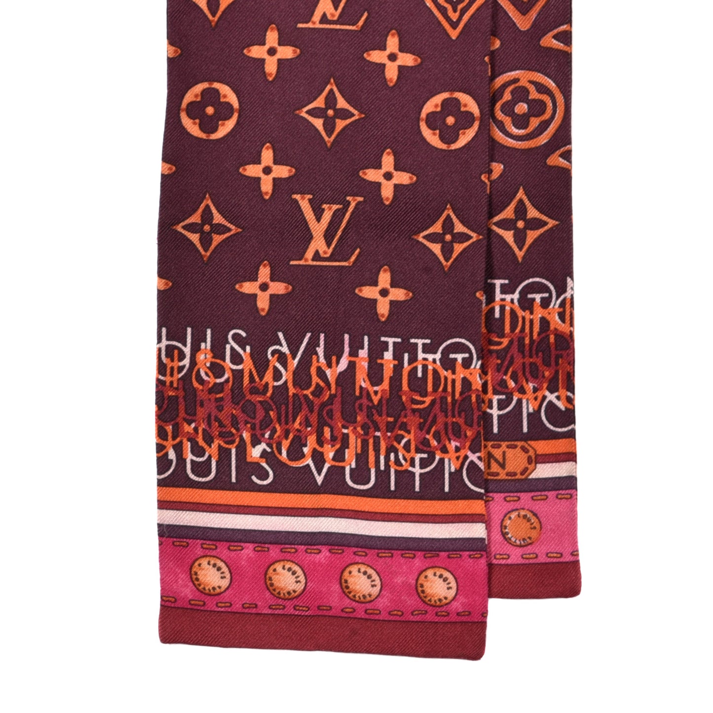 Silk Monogram Map Bandeau Orient