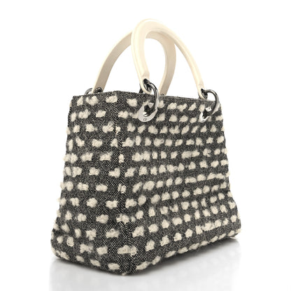 Christian Dior Wool Medium Lady Dior Grey 3 of 12