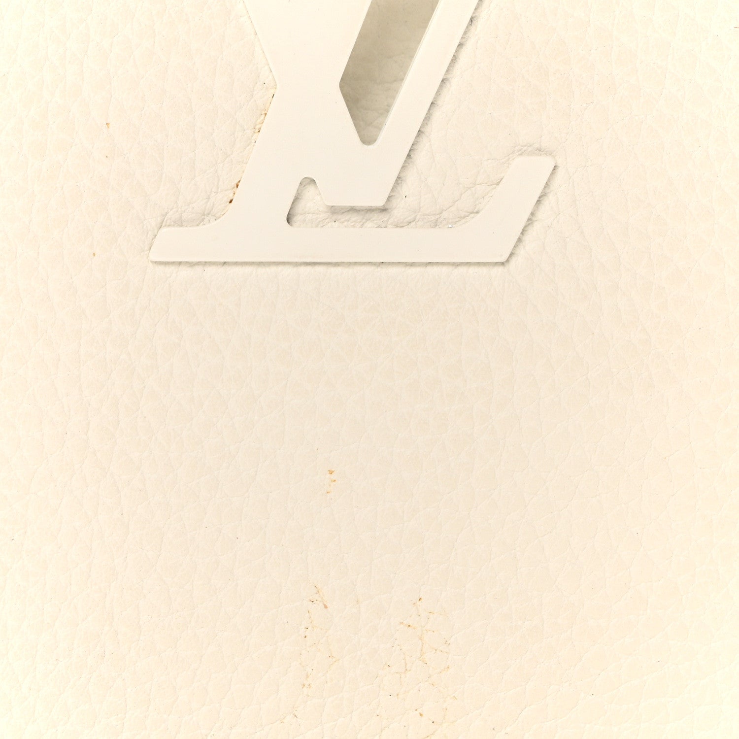 Louis Vuitton Taurillon Mini Capucines Monochrome  White 7 of 9