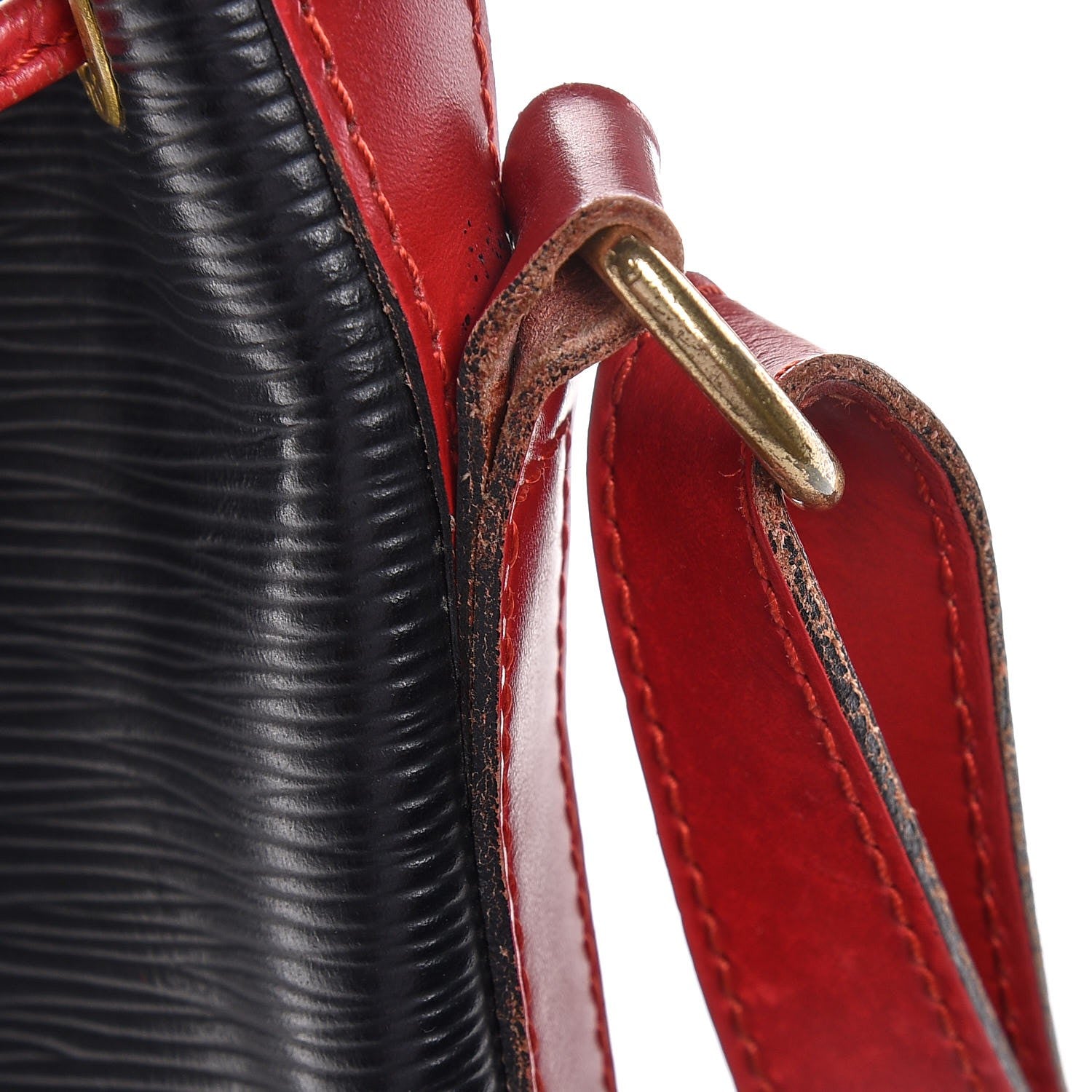 Louis Vuitton Epi Noe Red Black 15 of 16