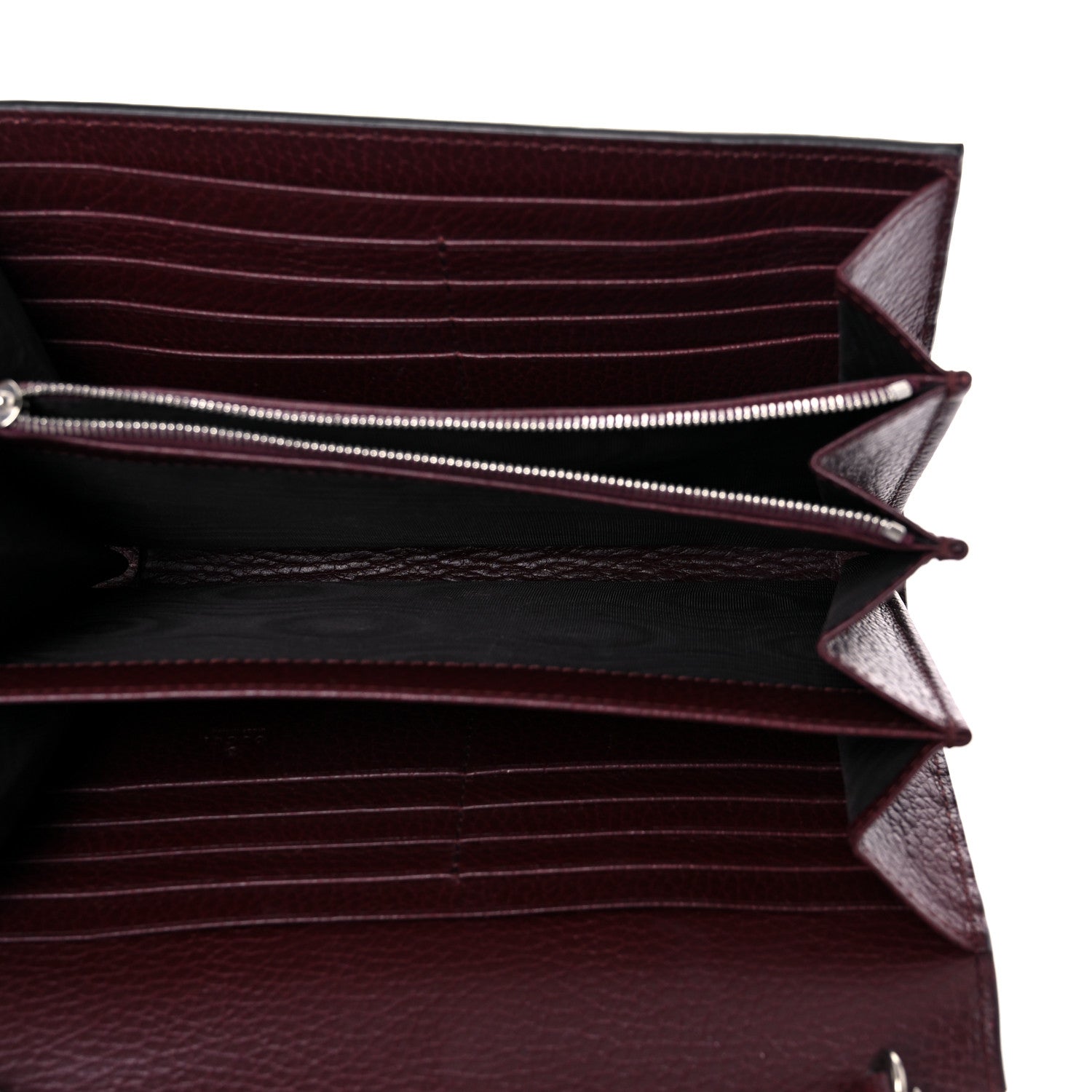 Gucci Dollar Calfskin Crystal Mini Dionysus Chain Wallet Vintage Bordeaux 5 of 15