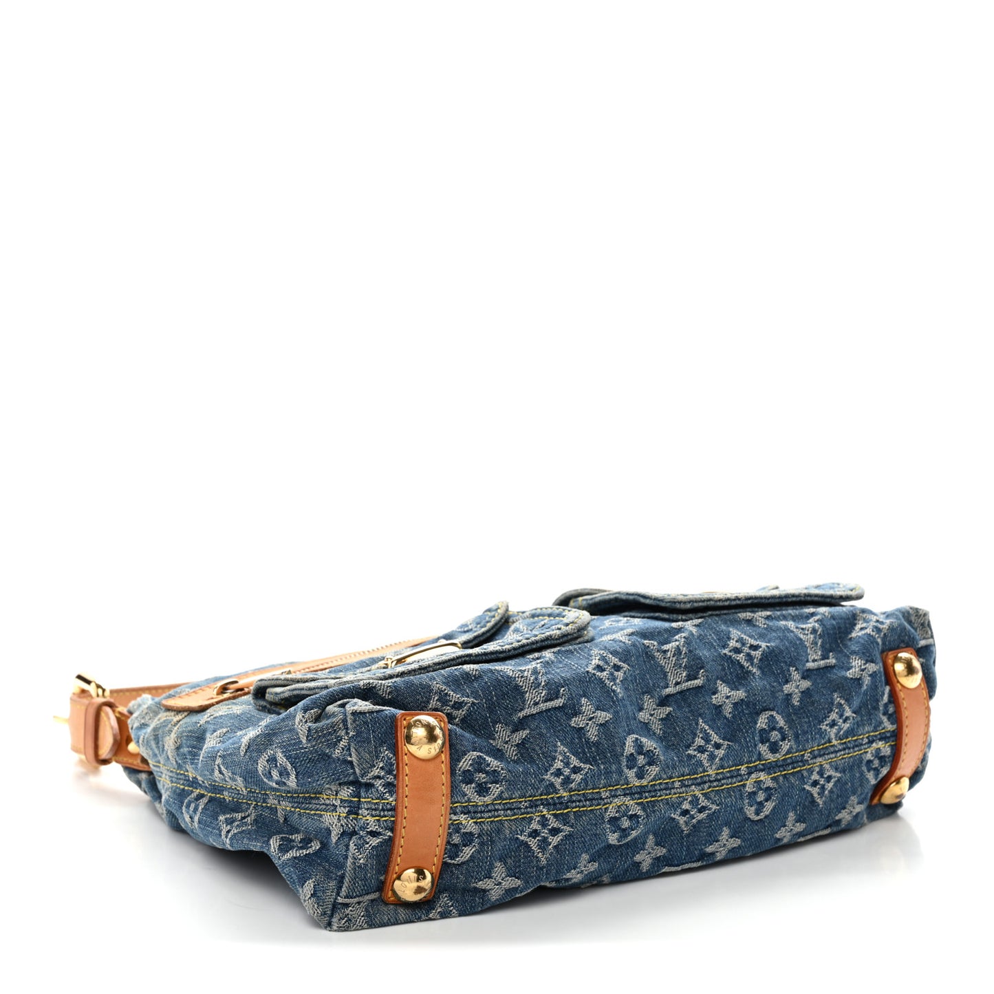 Monogram Denim Baggy PM Blue
