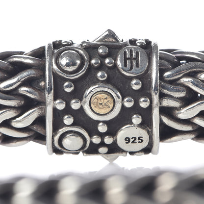 Tiffany JOHN HARDY Sterling Silver 18K Yellow Gold 10mm Jaisalmer Classic Chain Dot Bracelet 4 of 6