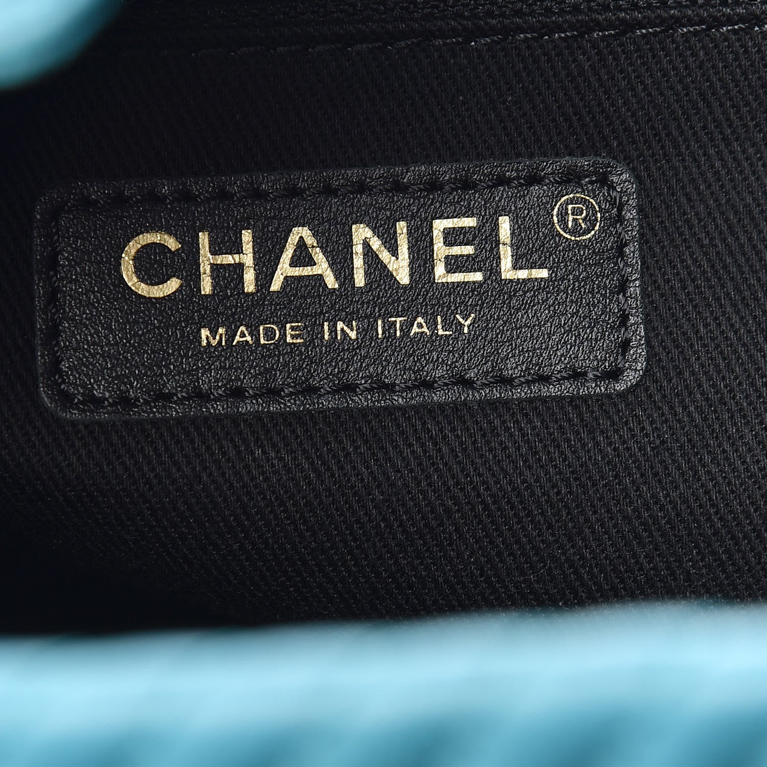 Chanel Wrinkled Lambskin Chevron Quilted Surpique Tote Green 8 of 10