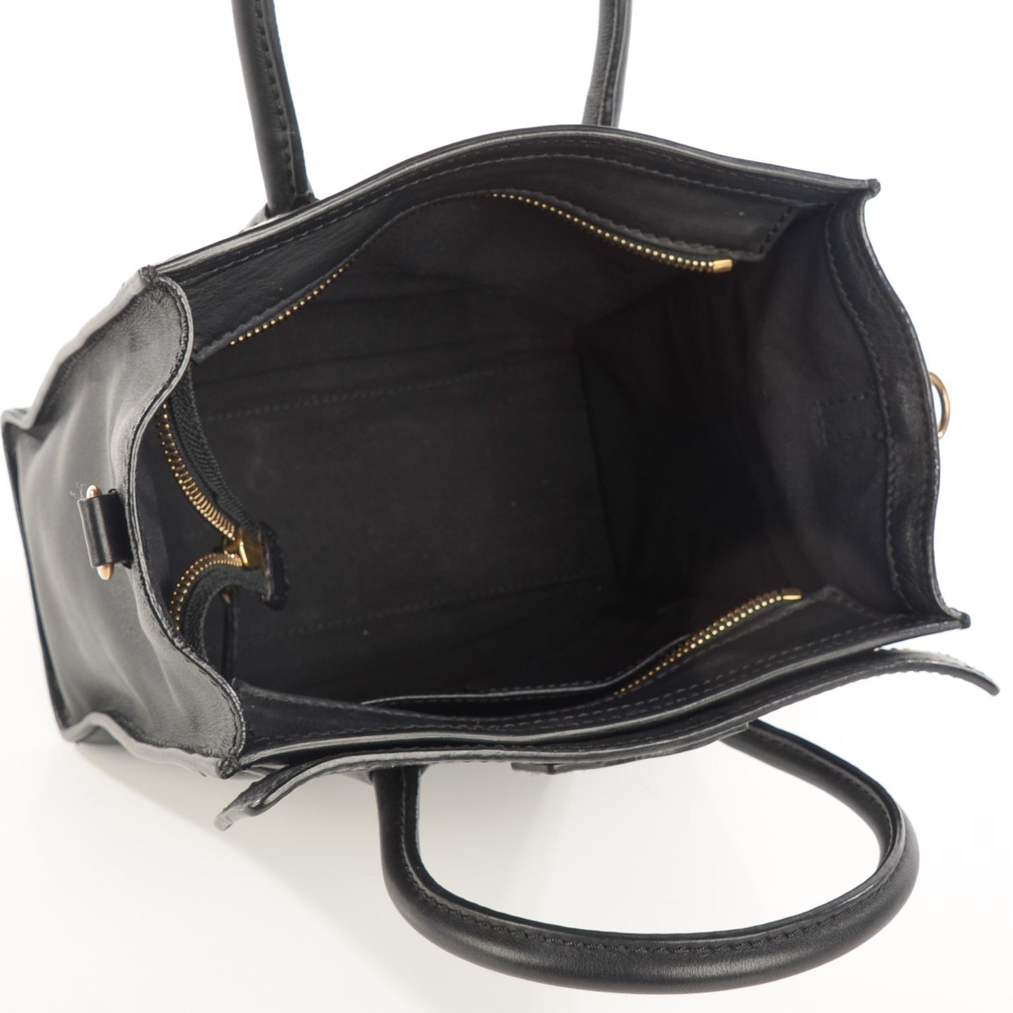 Smooth Calfskin Nano Luggage Black