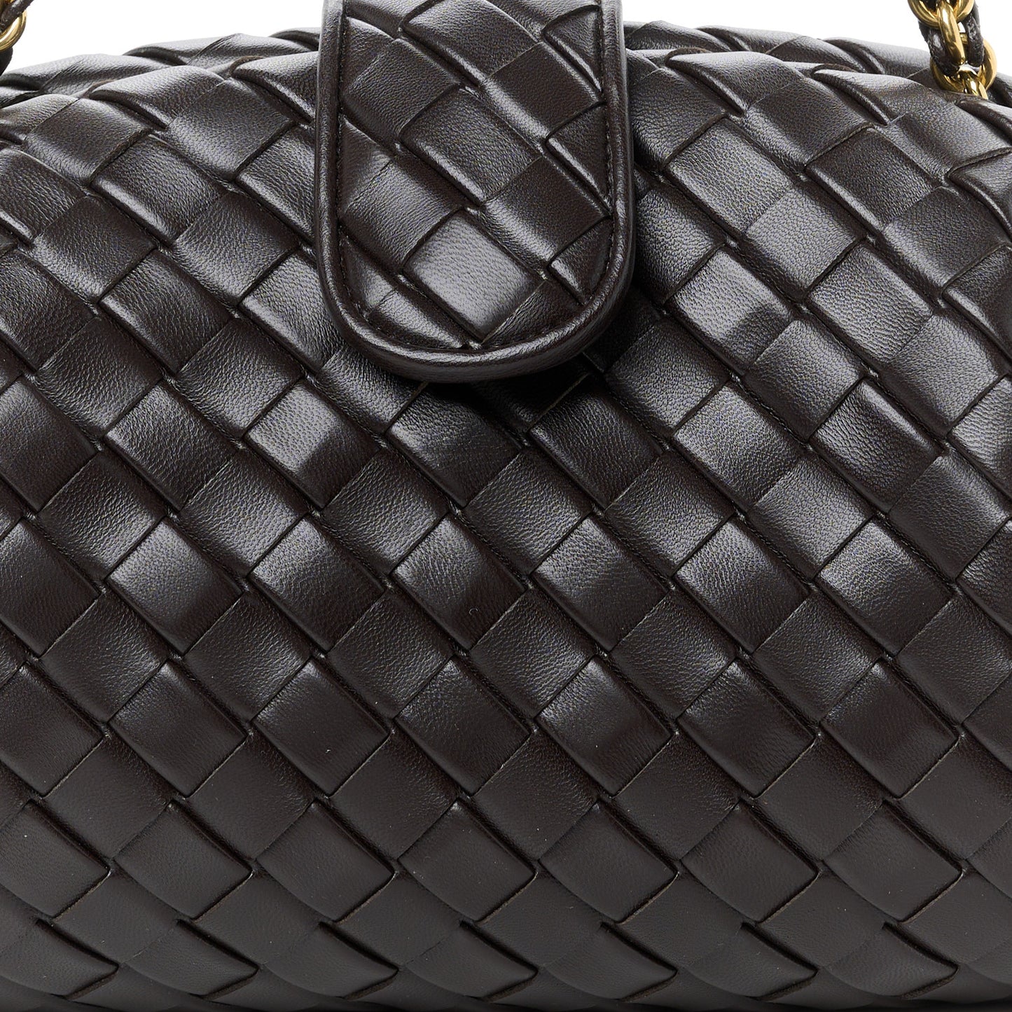 Nappa Intrecciato Teen The Lauren 1980 Clutch With Chain Fondant