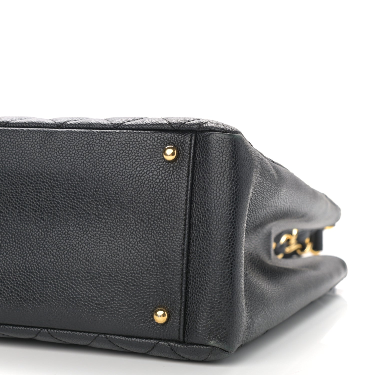 Chanel Caviar Quilted XL Grand Shopping Tote GST Black 10 of 12