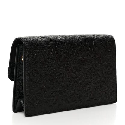 Louis Vuitton Empreinte Vavin Chain Wallet Black 3 of 8