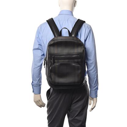 Burberry Smoked Check Backpack Black Brown 2 of 9