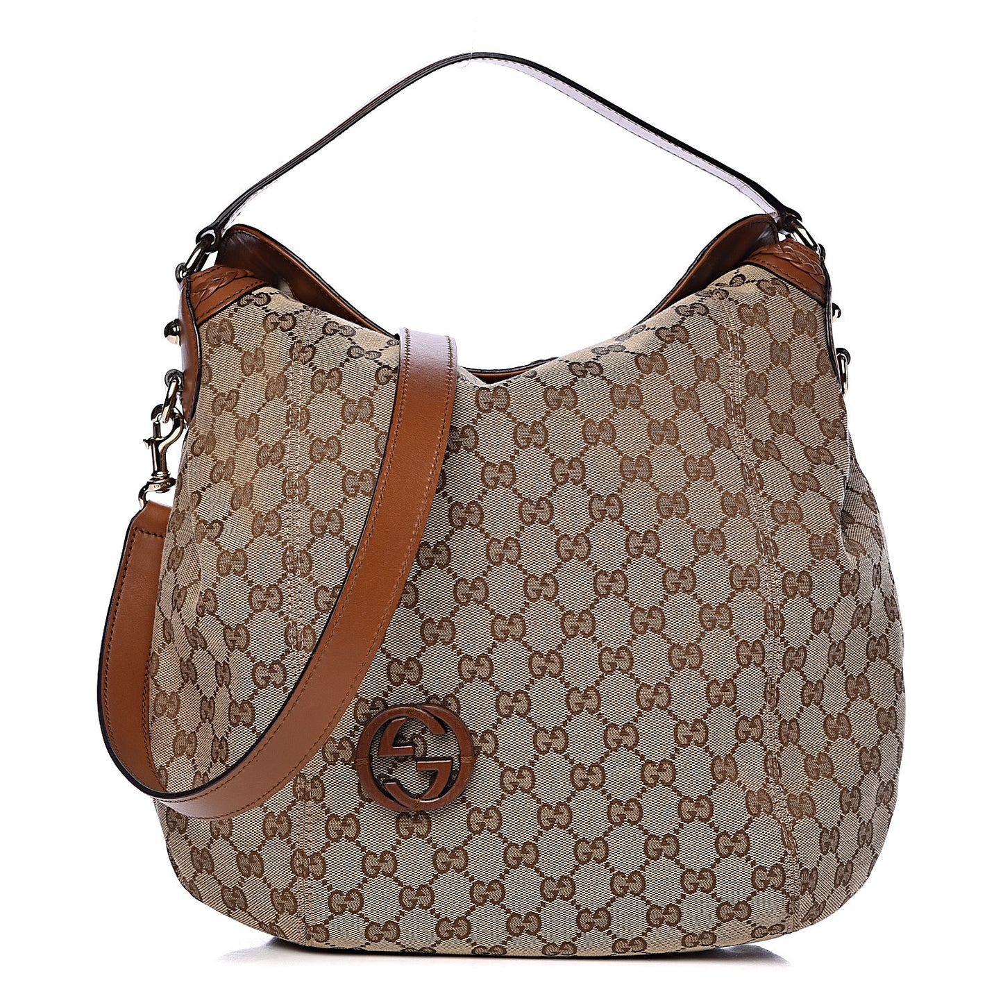 Monogram Medium Brick Lane Hobo Brown