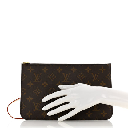 Louis Vuitton LOUIS VUITTON Monogram Neverfull MM GM Pochette 2 of 7