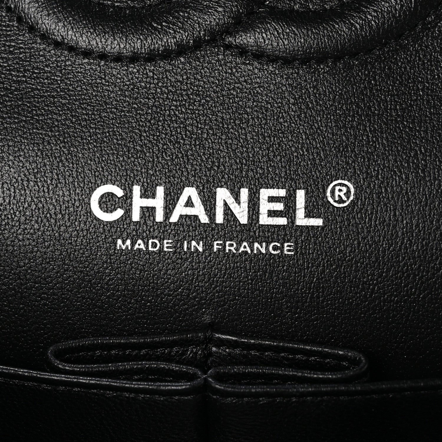 Chanel Canvas Floral Printed Quilted Medium Double Flap Black White 7 of 10