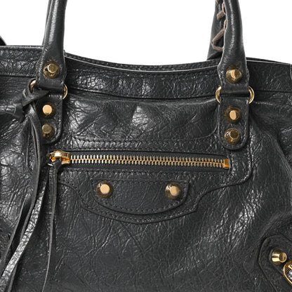 Balenciaga Agneau Classic Gold Hardware S City Gris Fossile 9 of 11