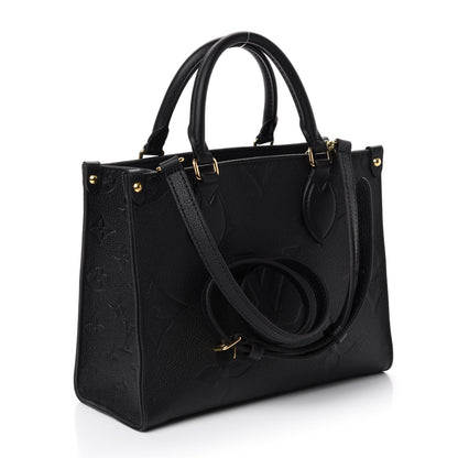 Louis Vuitton Empreinte Monogram Giant Onthego PM Black 4 of 11