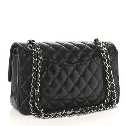 Chanel Lambskin Quilted Medium Double Flap Black 3 of 14