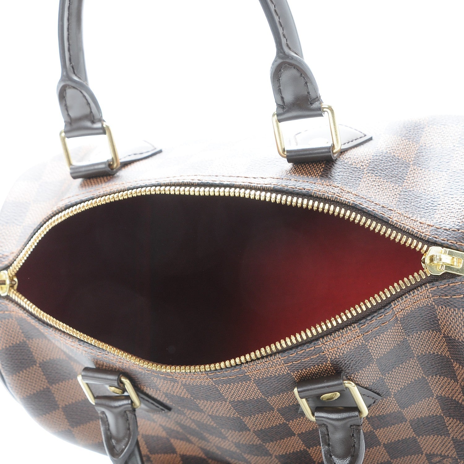 Louis Vuitton Damier Ebene Speedy Bandouliere 25 6 of 9